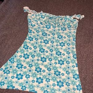 Mini floral dress💚